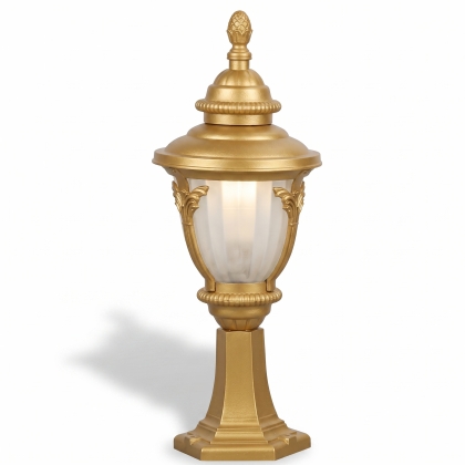 64x23 cm - DUY E27 Bakır şapkalı alüminyum döküm dekoratif Fransız tipi ferforje set üstü aydınlatma armatürleri gold altın
