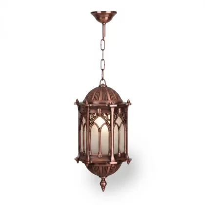 57x19 cm - DUY E27 Tavan tipi alüminyum döküm gold altın model zincirli aplik Osmanlı tarzı dekoratif sarkıt aydınlatma apliği bakır eskitme