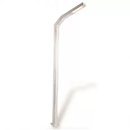  400x100 cm Modern park, bahçe led aydınlatma direkleri imalatı beyaz eskitme