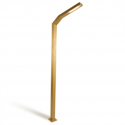  400x100 cm Modern park, bahçe led aydınlatma direkleri imalatı altın gold