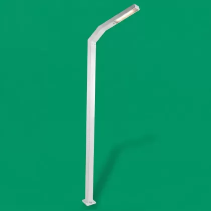  400x100 cm Modern park, bahçe led aydınlatma direkleri imalatı beyaz