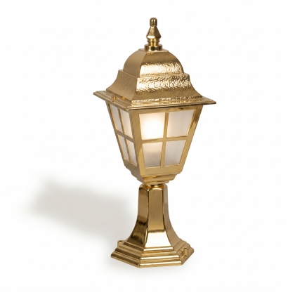 46x19 cm - E27 DUY Bakır eskitme şapkalı alüminyum döküm dekoratif İngiliz tipi set üstü aydınlatma armatürleri altın gold