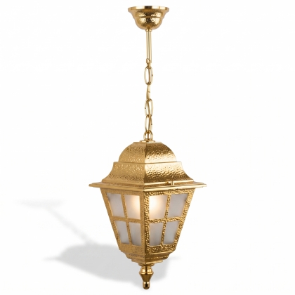 88x18 cm - E27 DUY İngiliz model dekoratif alüminyum döküm şapkalı bahçe çim aydınlatma direği gold