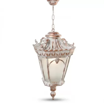 82x29 cm - E27 DUY Tavan tipi alüminyum döküm siyah gotik şapkalı model zincirli aplik, ferforje sarkıt aydınlatma apliği beyaz patina