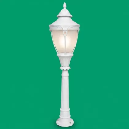 116x29 cm - E27 DUY Sivri şapkalı model, dekoratif alüminyum döküm, Fransız tipi bahçe çim aydınlatma direği 3