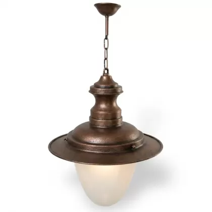 72x40 cm - E27 DUY Tavan tipi alüminyum döküm bakır şapkalı model zincirli aplik Fransız tarzı dekoratif sarkıt aydınlatma apliği bakır