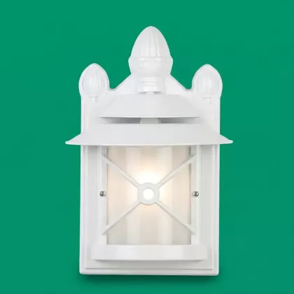 35x25 cm - E27 DUY Kolsuz kollu yukarı yöne bakan dekoratif alüminyum döküm aplik, yarım yapıştırma dış mekan aydınlatma duvar apliği beyaz