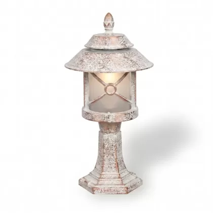52x25 cm - E27 DUY Bakır şapkalı şapkalı alüminyum döküm dekoratif Fransız tipi set üstü aydınlatma armatürleri patinalı
