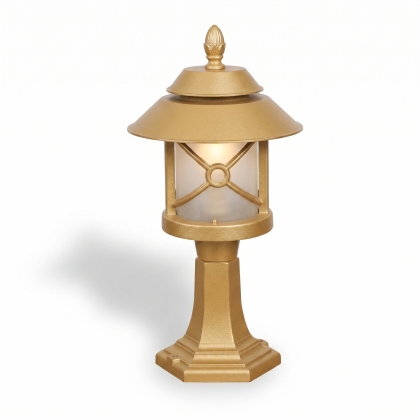 52x25 cm - E27 DUY Bakır şapkalı şapkalı alüminyum döküm dekoratif Fransız tipi set üstü aydınlatma armatürleri gold