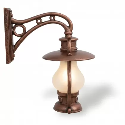 53x46 cm E27 DUY - Sarkıt Fransız tip alüminyum döküm duvar tipi dış mekan armatürleri, dekoratif bahçe aydınlatma apliği (Gemi aplikleri) bakır