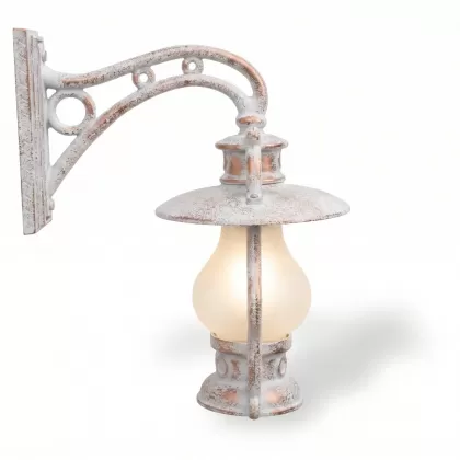 53x46 cm E27 DUY - Sarkıt Fransız tip alüminyum döküm duvar tipi dış mekan armatürleri, dekoratif bahçe aydınlatma apliği (Gemi aplikleri) patinalı