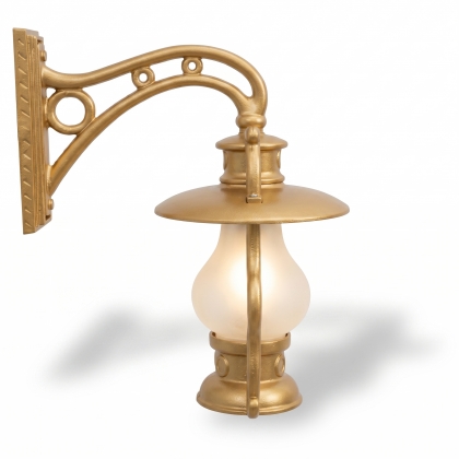 53x46 cm E27 DUY - Sarkıt Fransız tip alüminyum döküm duvar tipi dış mekan armatürleri, dekoratif bahçe aydınlatma apliği (Gemi aplikleri) gold