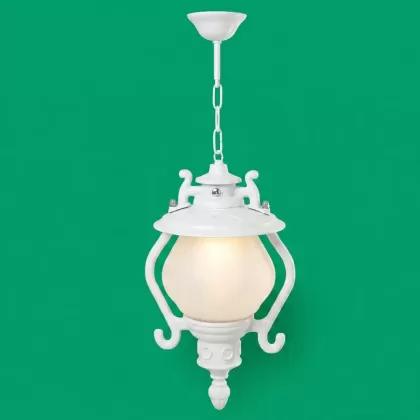 66x21 cm - E27 DUY Tavan tipi alüminyum döküm fötr şapkalı cam küre model zincirli aplik Fransız tarzı dekoratif sarkıt aydınlatma apliği beyaz
