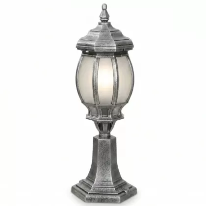 51x18 cm - E27 DUY Kristal cam küre alüminyum döküm dekoratif modern set üstü aydınlatma armatürleri gümüş