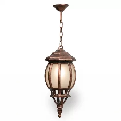 62x18 cm - E27 DUY Tavan tipi alüminyum döküm kristal cam küre model zincirli aplik gotik tarzı dekoratif sarkıt aydınlatma apliği bakır