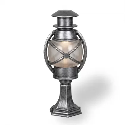 50x22 cm - E27 DUY Atomik cam küre şapkalı alüminyum döküm dekoratif modern bakır eskitme set üstü aydınlatma armatürleri gümüş