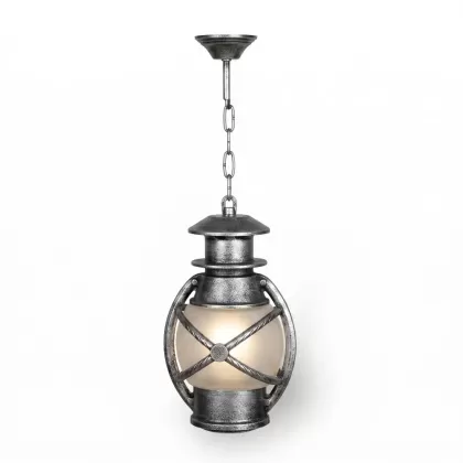 60x22 cm - E27  DUY Tavan tipi alüminyum döküm atomik cam küre model eskitme zincirli aplik modern tarzı dekoratif sarkıt aydınlatma apliği gümüş