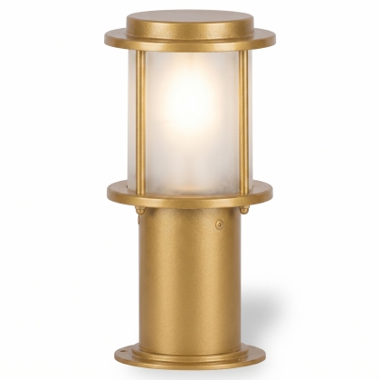 35x20 cm - E27 DUY Silindir düz şapkalı alüminyum döküm dekoratif Amerikan tip modern gri set üstü aydınlatma armatürleri gold