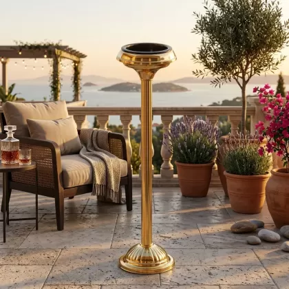 Ayaklı küllük Vip Gold dış mekan