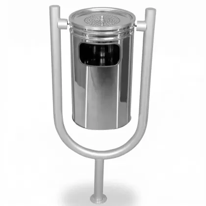 Metal çöp kovası TRS 227 tek ayak