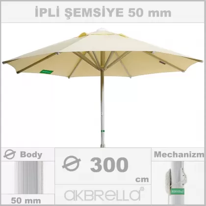 300 Çap ekonomik en ucuz ipli sistem bahçe şemsiyesi saçaksız