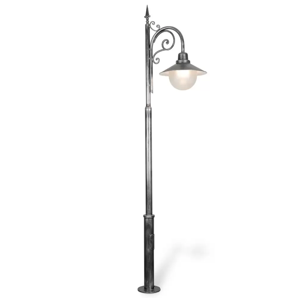 Akbrella SYM 1855 Tek Fenerli 3 Metre Bahçe Aydınlatma Direği