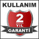 2 Yl Kullanm Garantisi