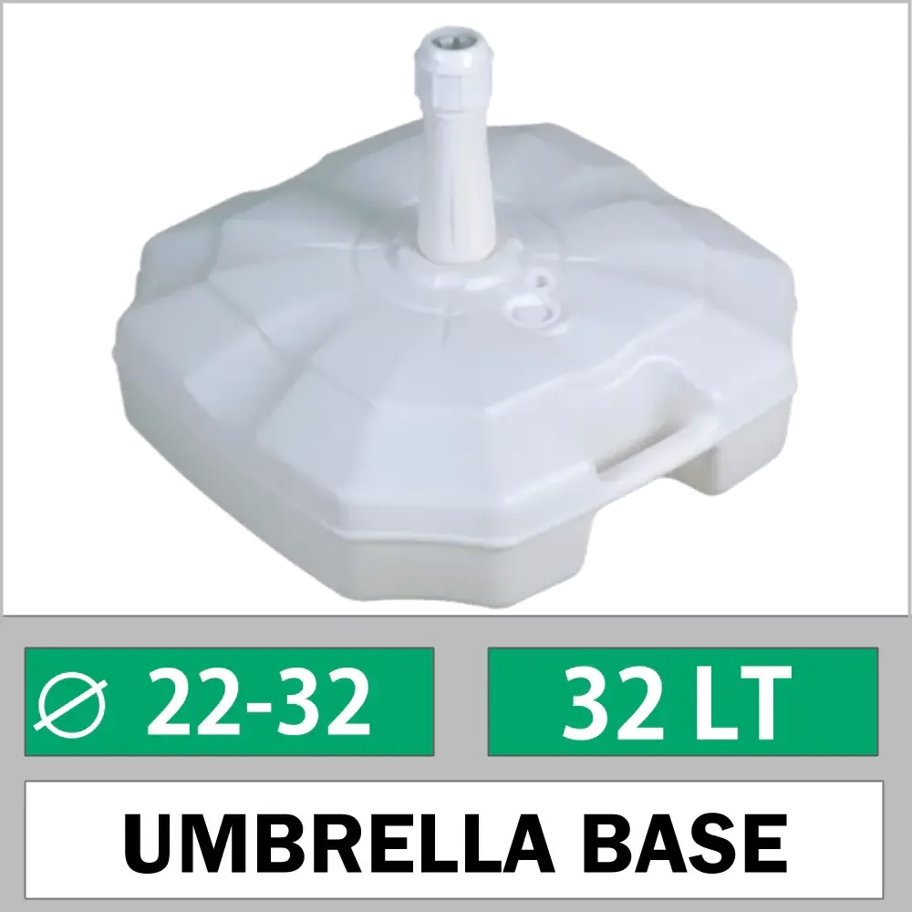 Ø22-42mm Tubular 32 lt Beach Umbrella Fixing Drum Akbrella World AKB-90