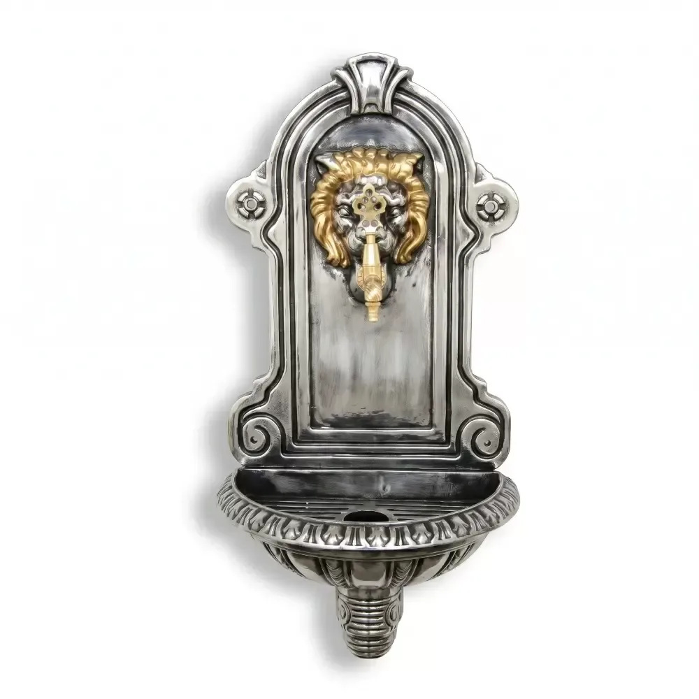 Aluminum Lion Casting, Garden Wall Fountain 96x47x47 cm Akbrella World AKB-1103
