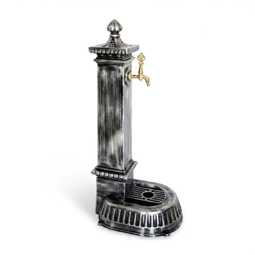 Cast Aluminum, Pedestal Garden Fountain 103x50x20 cm Akbrella World AKB-252
