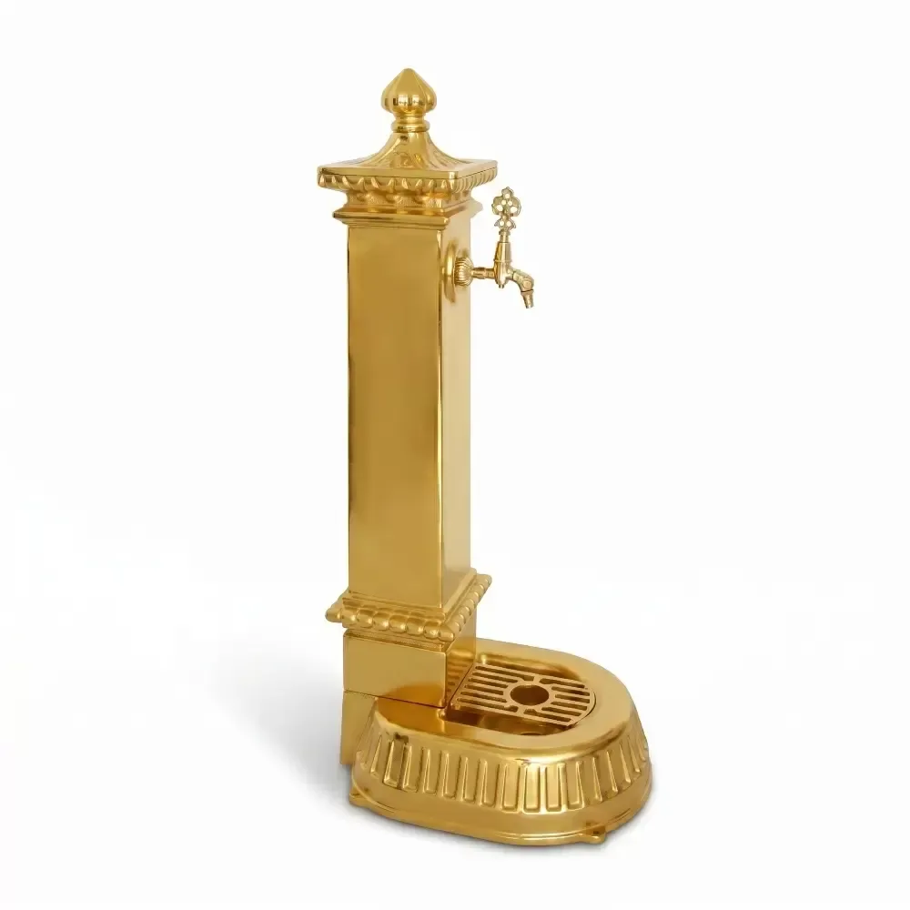 Cast Aluminum, Pedestal Garden Fountain 120x55x23 cm Akbrella World AKB-1091