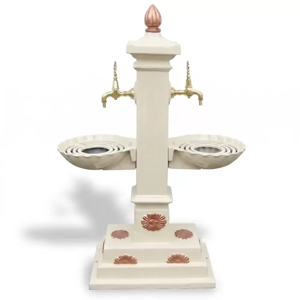 Aluminum Die Cast Standing Garden Square Fountain 115x34x77 cm Akbrella World AKB-247