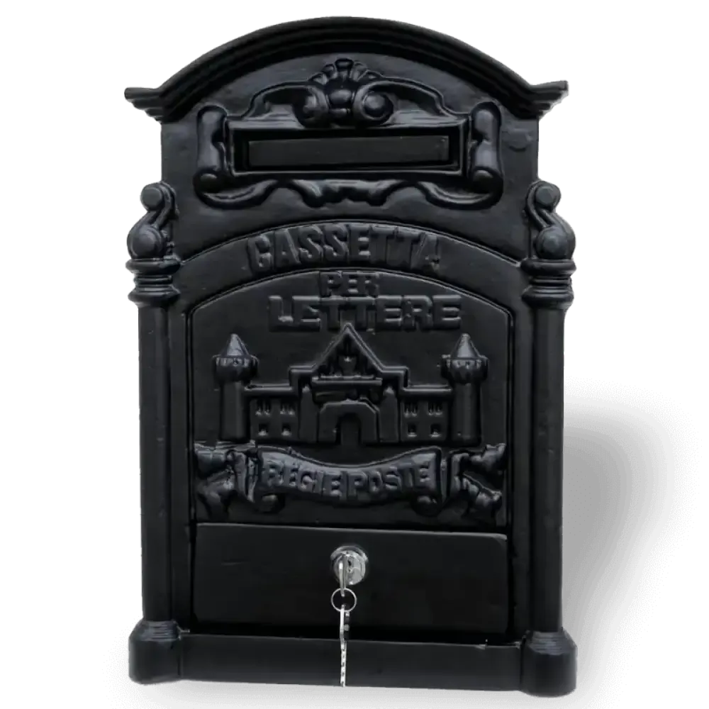 Aluminum Casting Mailbox, Wall Mounted Post Boxes Akbrella World AKB-241