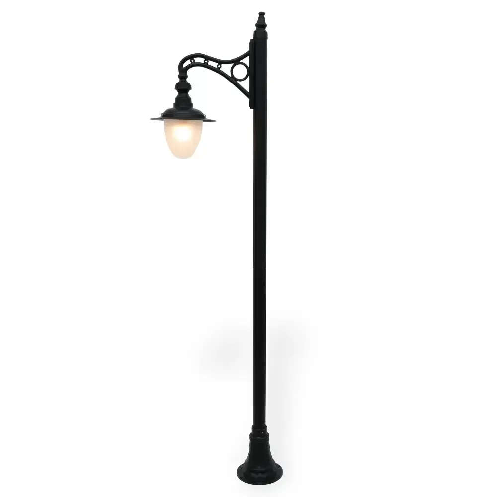 Pear Lantern Aluminum Cast Lighting Pole 285x71 cm Akbrella World AKB-305
