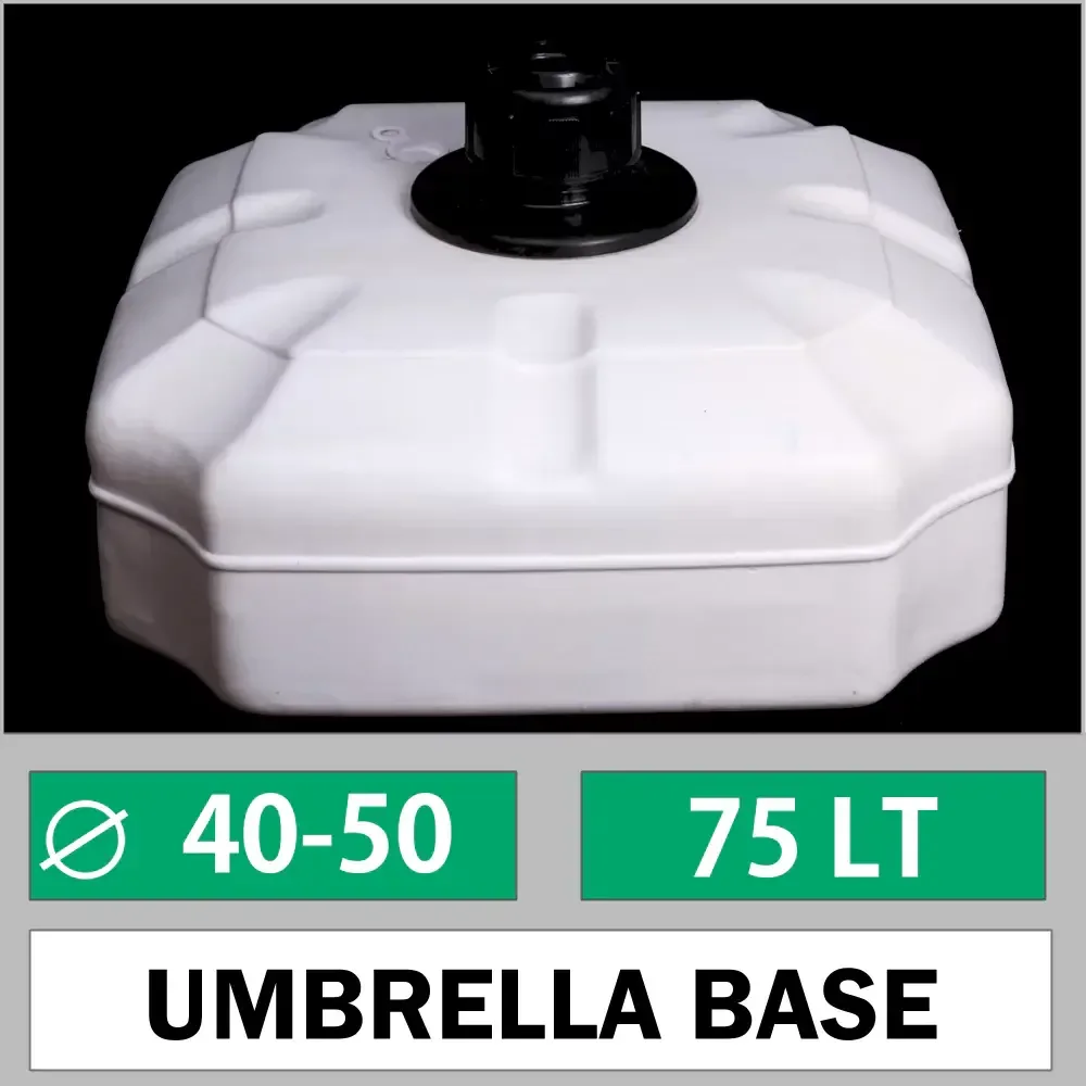 Tubular 75 lt Large 40 50 mm Tubular Umbrella Canister Leg Akbrella World AKB-92