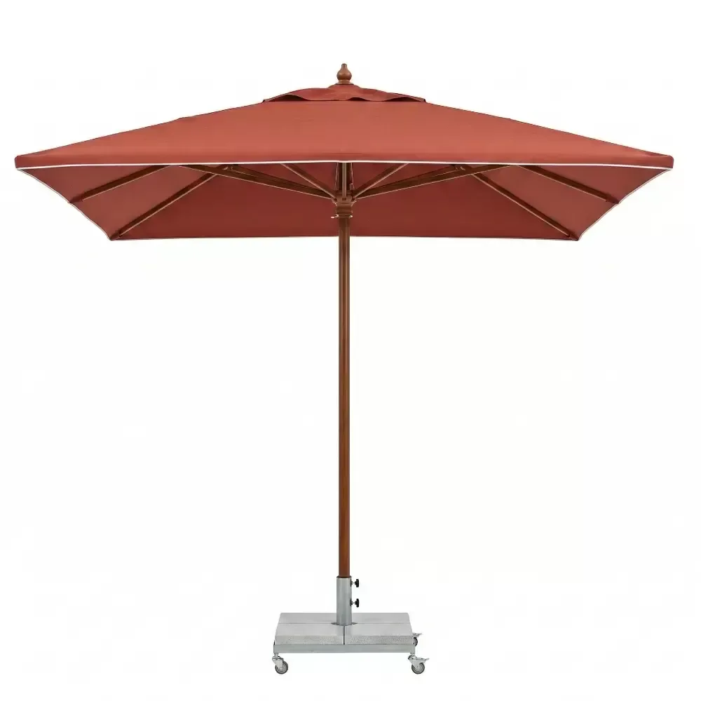 Diameter 50mm Body 2.5x2.5 m Middle Body Wooden Umbrella Akbrella World AKB-52