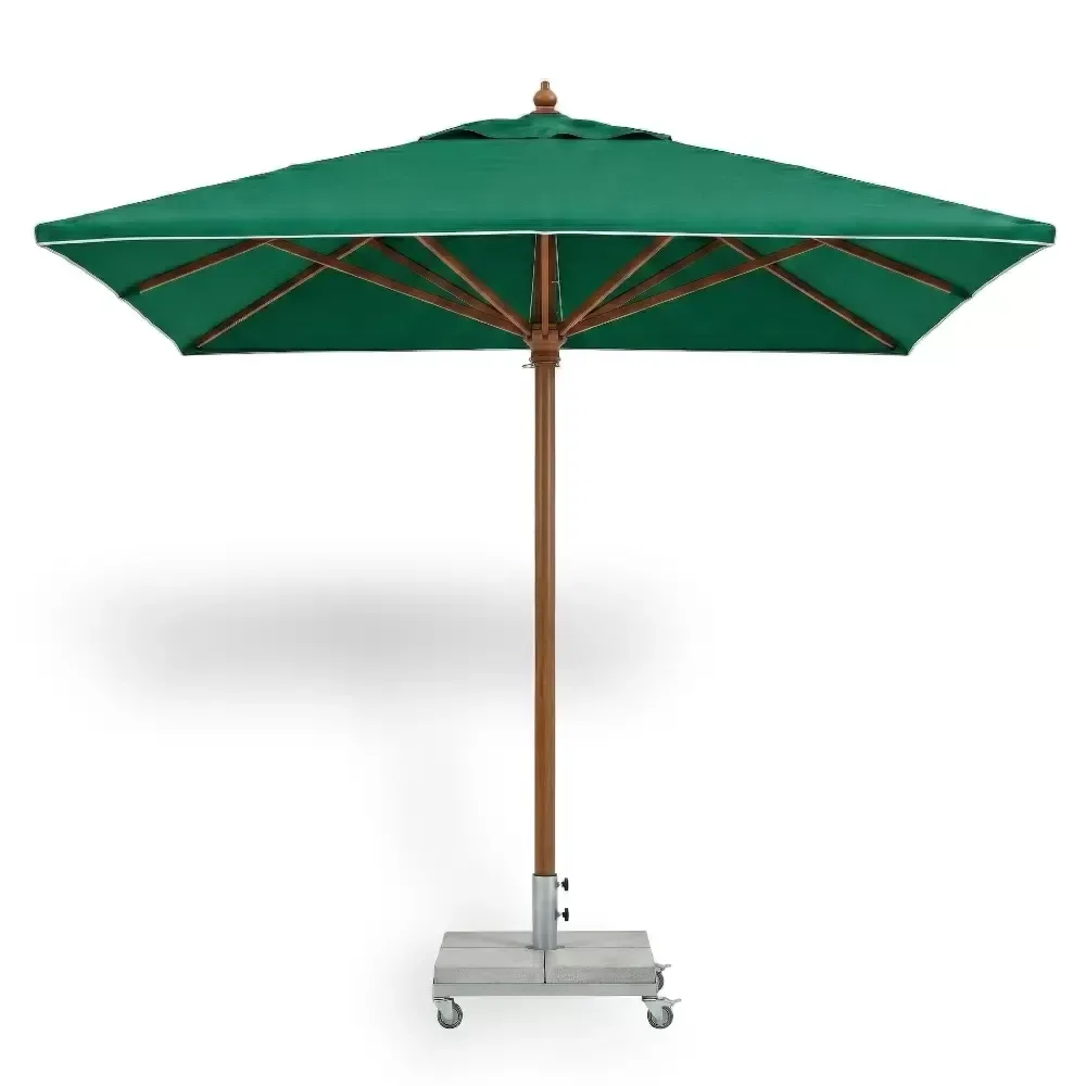 Diameter 60mm Body 3x3 m Middle Body Wooden Umbrella Akbrella World AKB-38