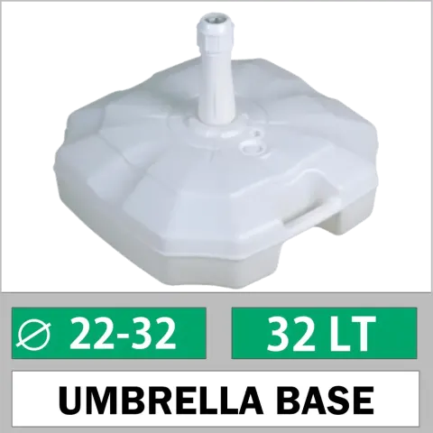 Ø22-42mm Tubular 32 lt Beach Umbrella Fixing Drum Akbrella World AKB-90