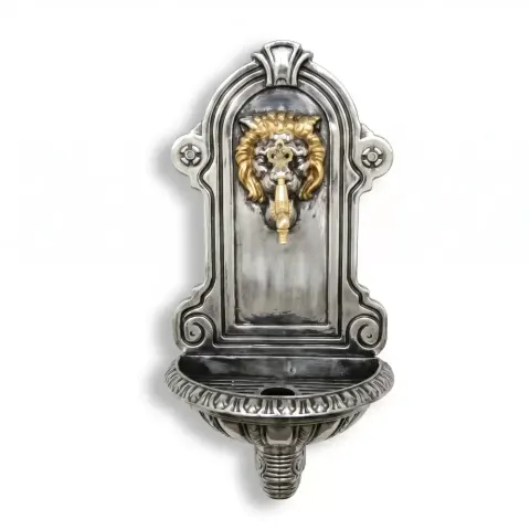 Aluminum Lion Casting, Garden Wall Fountain 96x47x47 cm Akbrella World AKB-1103