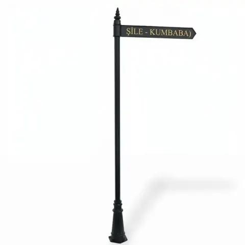 Aluminum Casting, Internal Direction Signage 250x95 cm Akbrella World AKB-266