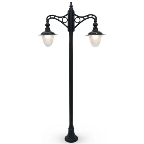 Pear Lantern Aluminum Cast Lighting Pole 285x134 cm Akbrella World AKB-304