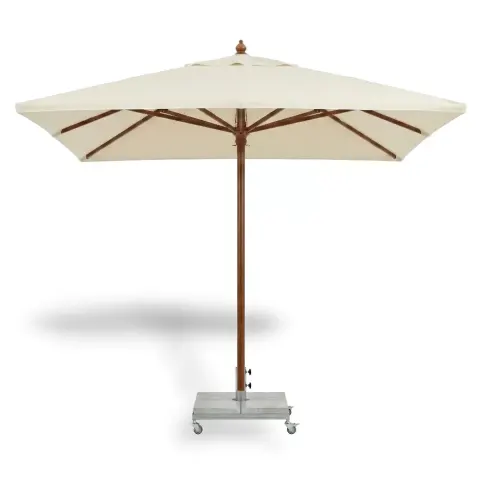 Diameter 80mm Body 4x4 m Middle Body Wooden Umbrella 4x4 m Akbrella World AKB-39