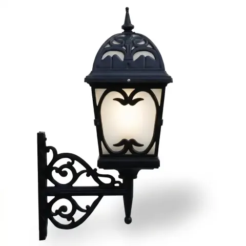 Wrought Iron Armrest, Wall Aluminum Cast Iron Sconce 86x48 cm Akbrella World AKB-437