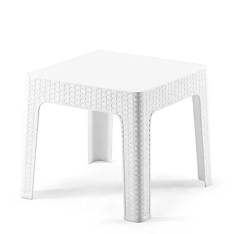 Brown Plastic Rattan Coffee Table 2593 Akbrella World AKB-796 – سفید