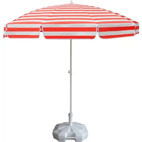 Portable Umbrella Blue/White Akbrella World AKB-75 – Rojo y Blanco