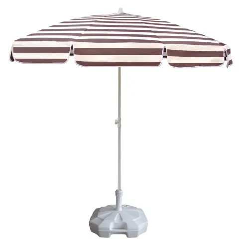Portable Umbrella Blue/White Akbrella World AKB-75 – Brown – Marrón Blanco