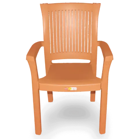 Luxury Plastic Chair with Salmon Armrests 48x57x90 cm Akbrella World AKB-221