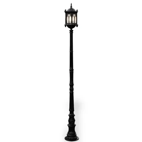 Single Lantern Aluminum Die Cast Lighting Pole 280x30 cm Akbrella World AKB-301