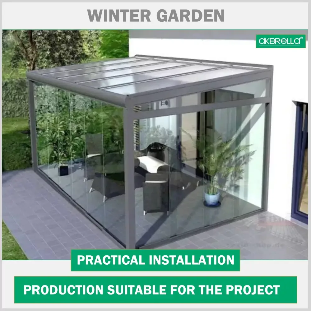 Winter Garden Units Garden Balcony Area Closure Modules Akbrella World AKB-515