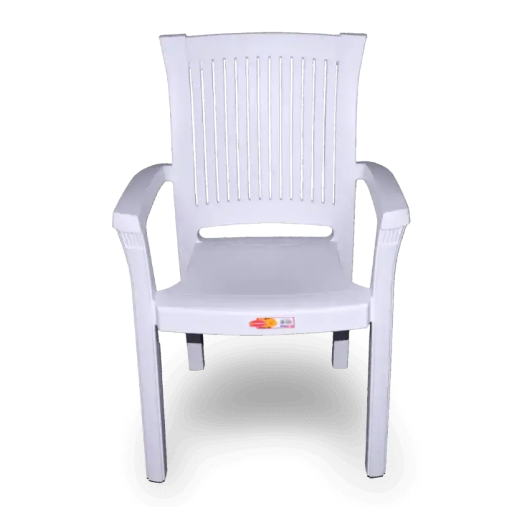Single Seat Plastic Chair with Armrests 48x57x90 cm Akbrella World AKB-220